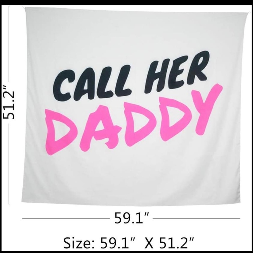 Call Her Daddy Tapestry/Flag